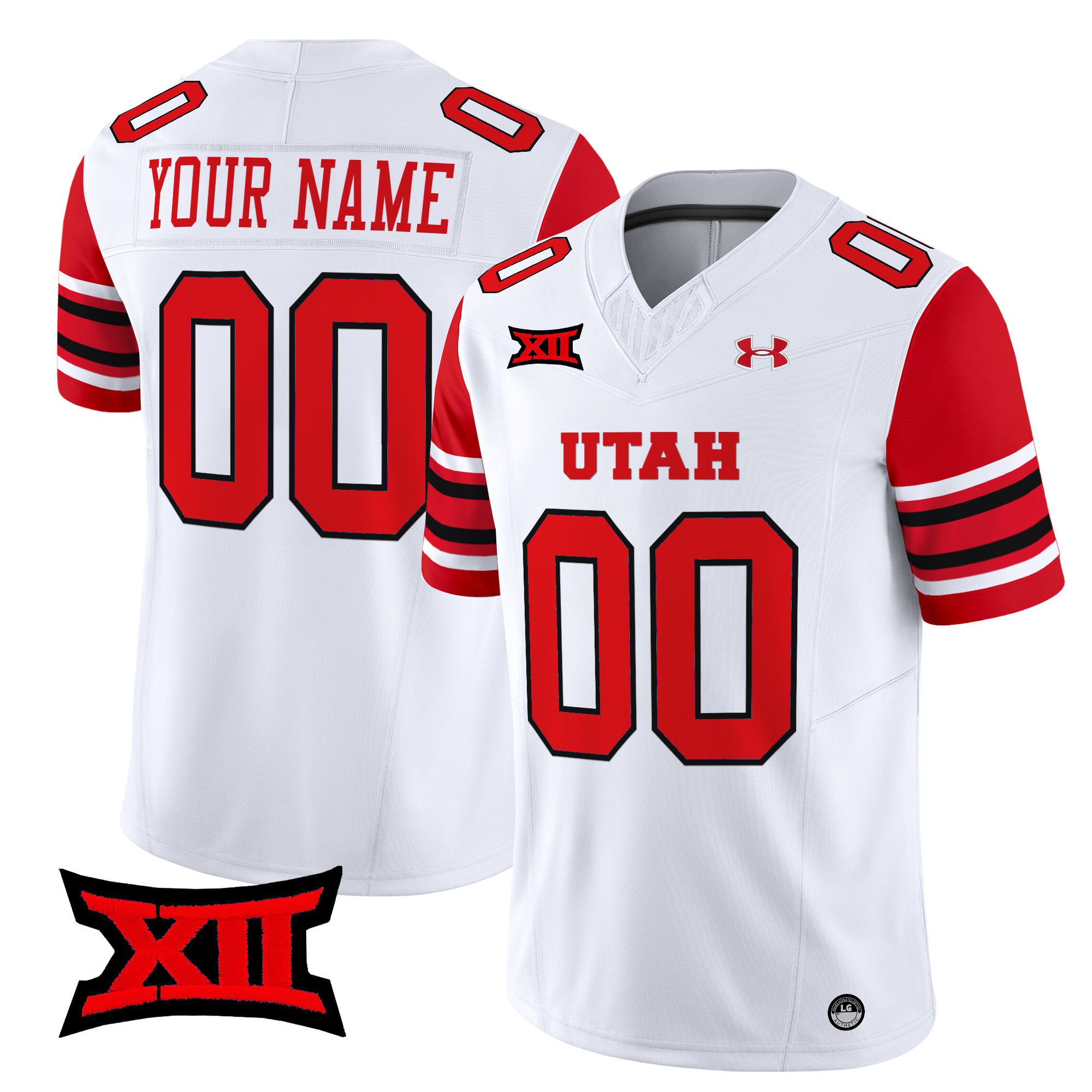 Men Utah Utes White 2024 Vapor Limited Custom NCAA Jersey->more ncaa teams->NCAA Jersey